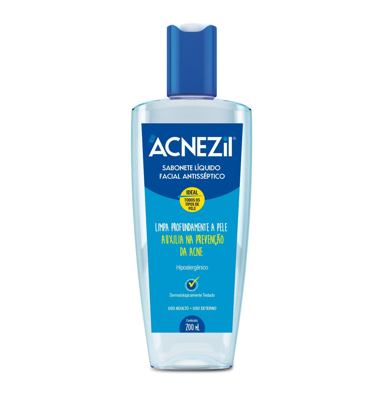 Sabonete Líquido Facial Acnezil com 200ml