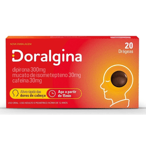 Doralgina com 20 Drágeas