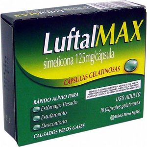 Luftal Max 125mg - 10 capsulas