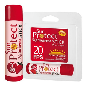 Protetor Labial Naturavene Sun Protect FPS 20 Morango
