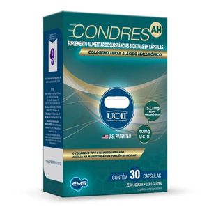 Condres AH Colágeno + Ácido Hialurônico com 30 Cápsulas
