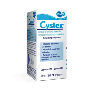Cystex com 24 Drageas