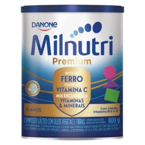 Composto Lácteo Milnutri Premium Danone até 5 anos com 800g
