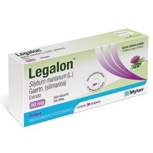 Legalon 90mg Fitoterápico com 30 Drágeas