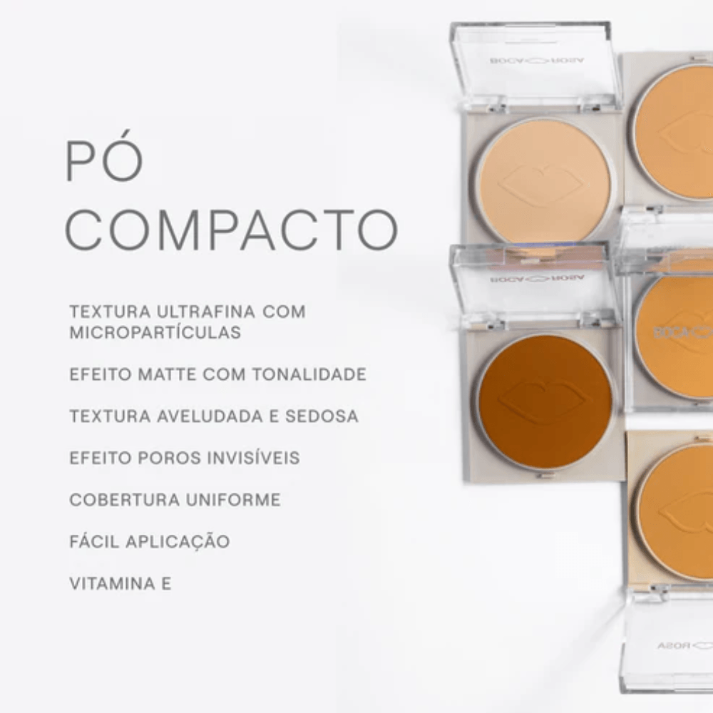 Pó Compacto Boca Rosa BR01 09g