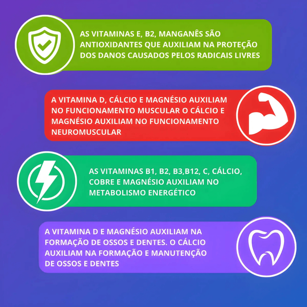 Multivitamínico Vita Supraz Suplemento Alimentar 60 Comprimidos