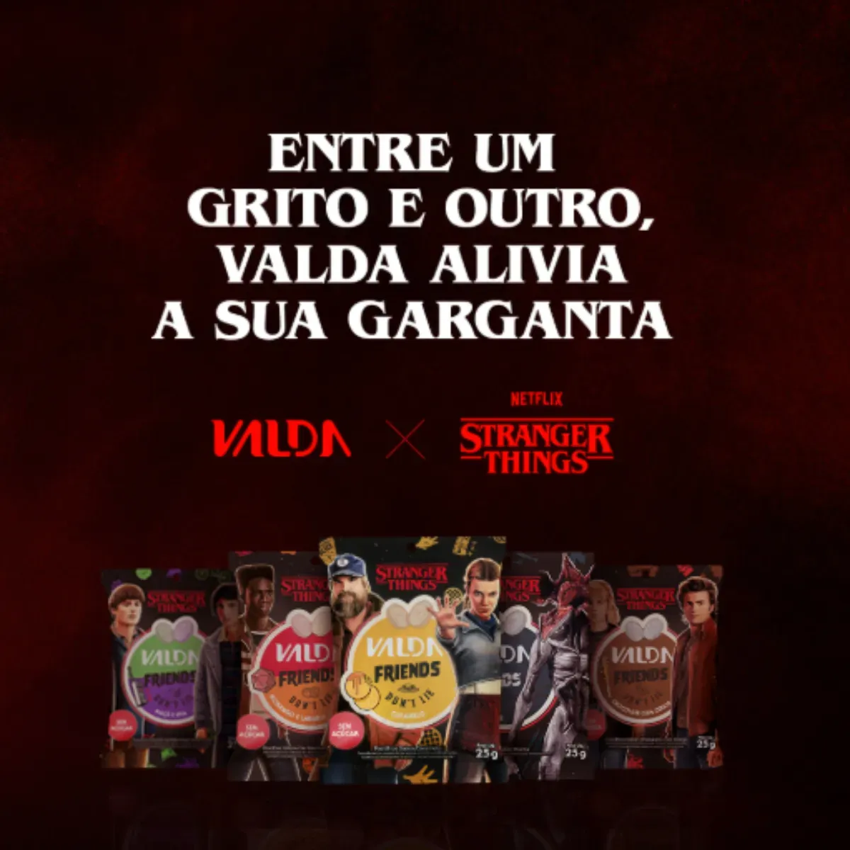 Pastilha Valda Stranger Things Canela e Pimenta 50g