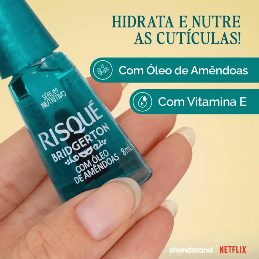 Sérum Nutritivo com Óleo de Amêndoas Risqué Bridgerton 8ml