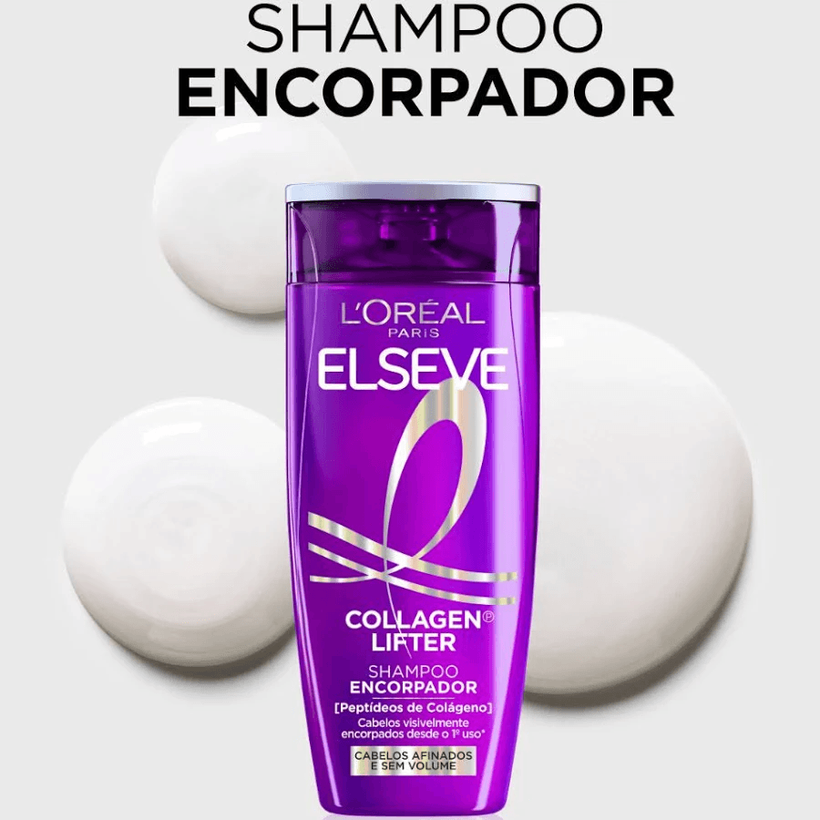 Shampoo Elseve Collagen Lifter Encorpador L'Oréal Paris 400ml