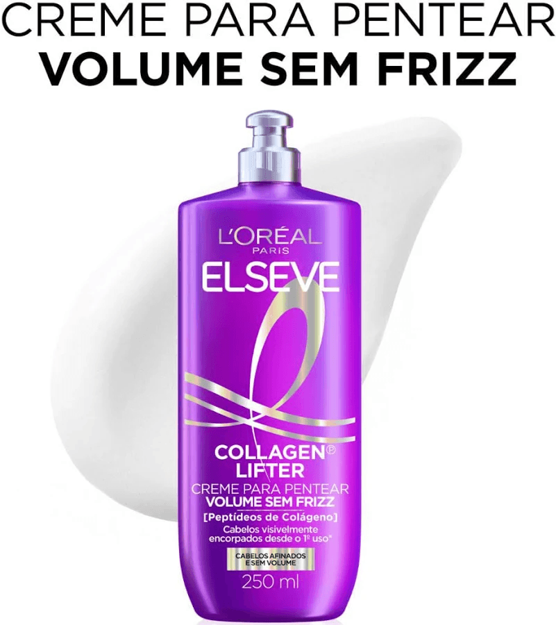 Creme para Pentear Elseve Collagen Lifter 250ml