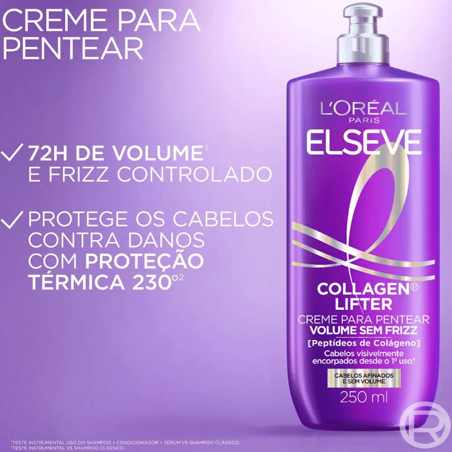 Creme para Pentear Elseve Collagen Lifter 250ml