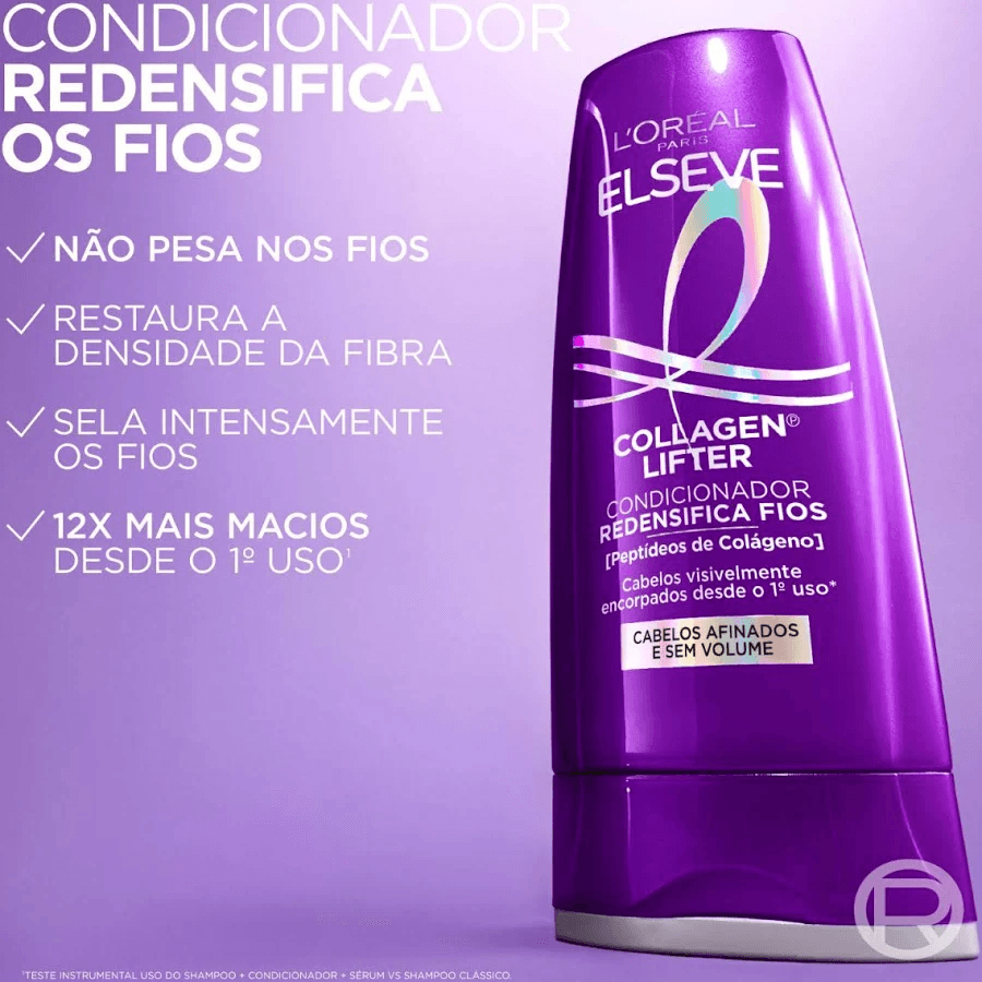 Condicionador Elseve Colágeno Lifter Redensifica Fios 400ml