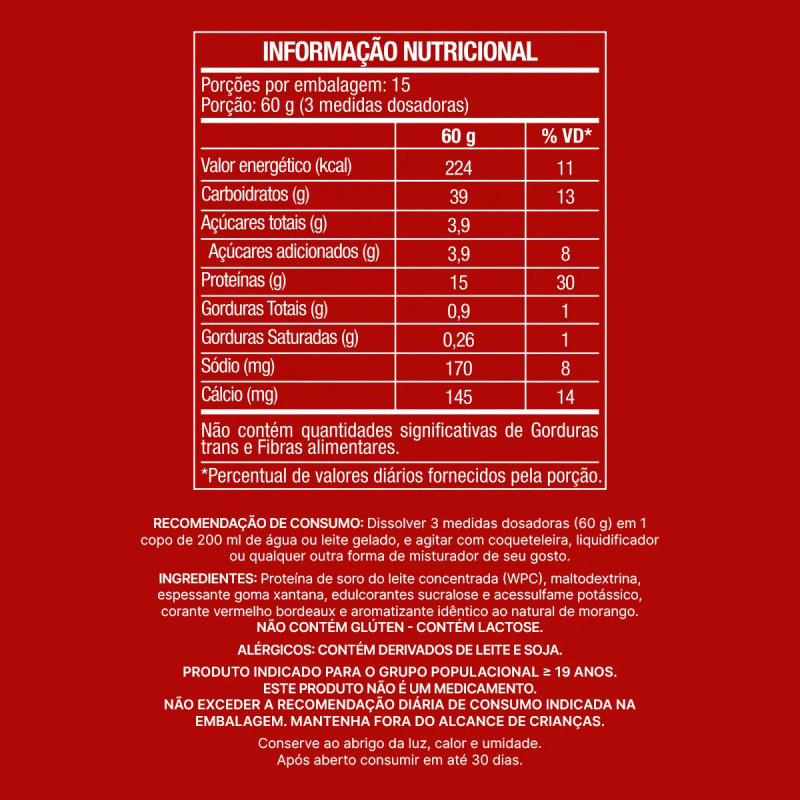 Whey Ultra Protein Concetrado Refil Baunilha 900G FTW