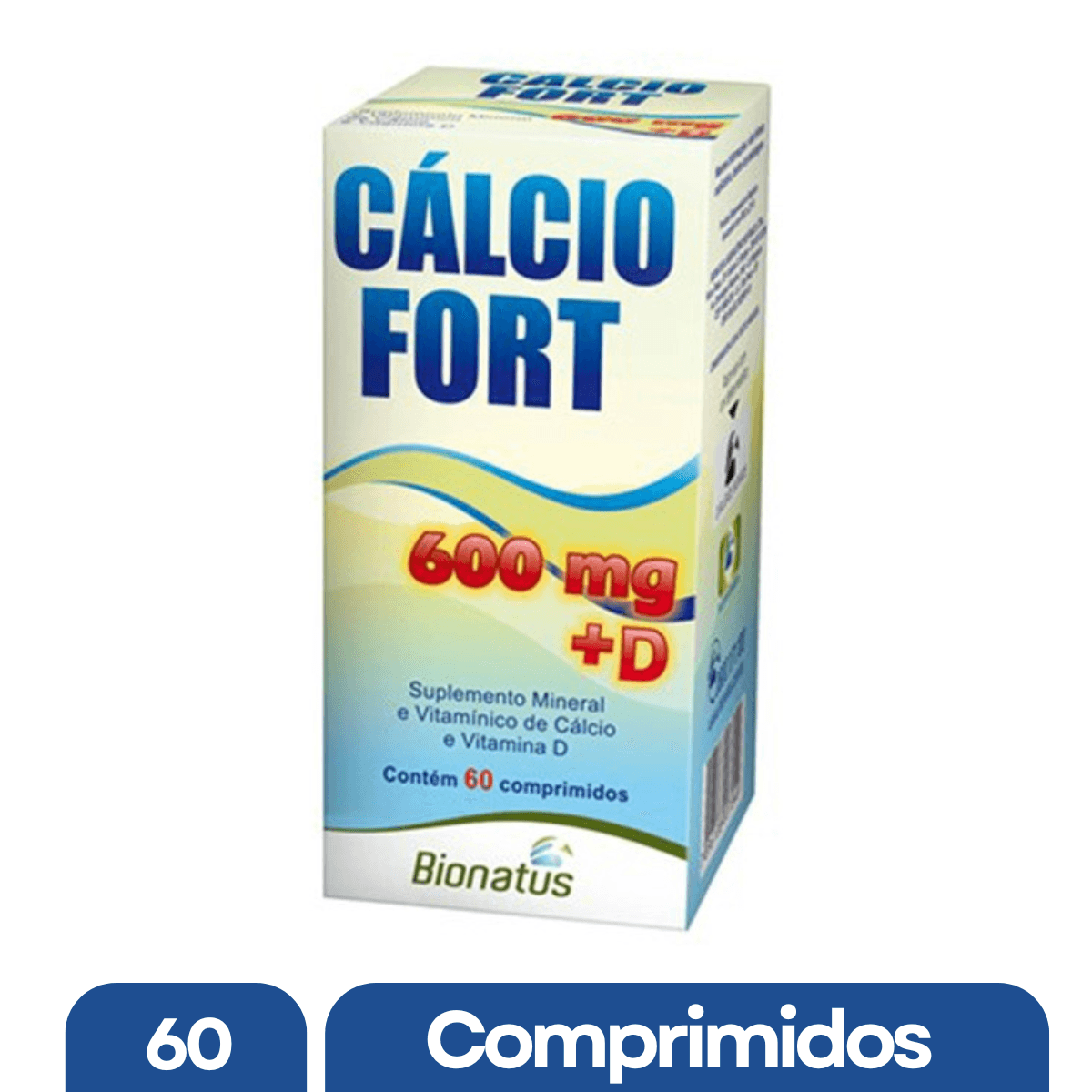 Cálcio Fort 600 + D com 60 comprimidos