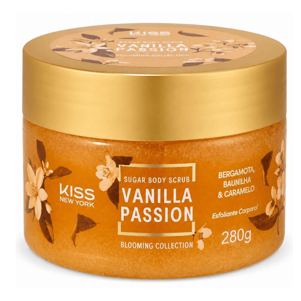 Esfoliante Corporal Kiss New York Vanilla Passion 280g